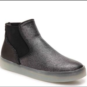 Sam Edelman Metallic High-Top Sneaker